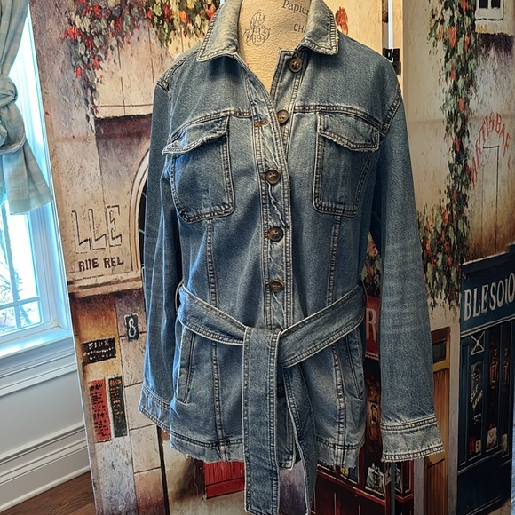 Free People Denim Jacket, Size Small - Picture 11 of 13